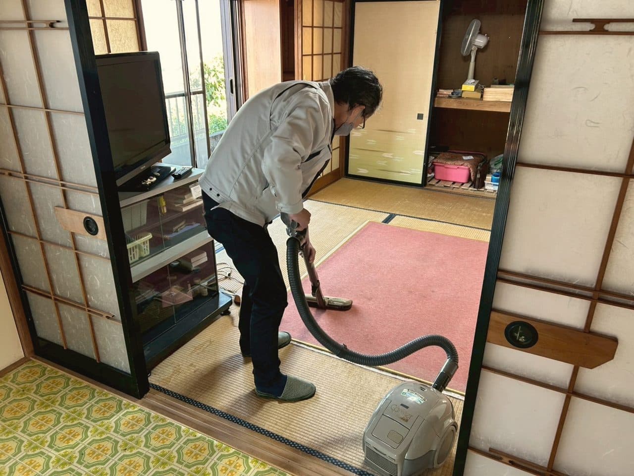 室内清掃・掃除機がけ